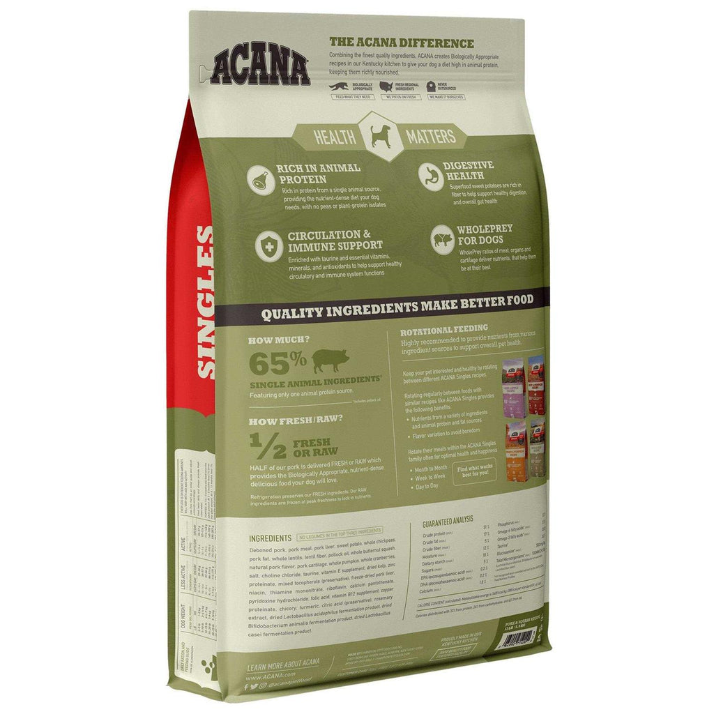 Grain-Free Pork & Squash Dry Dog Food V6354
