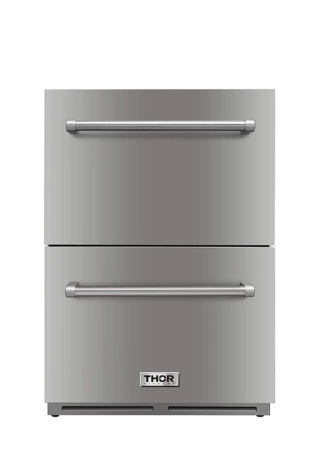 24 Double Drawer Under-Counter Refrigerator Stainless Steel 5.3 cu.ft K489