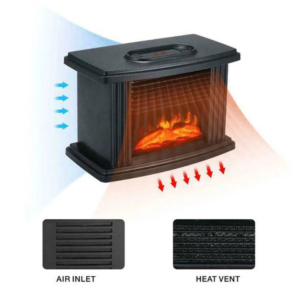1000W Electric Fireplace Heater Z32440
