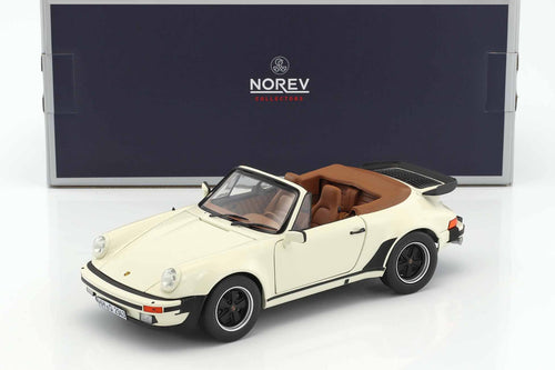 1987 Porsche 911 Turbo Cabriolet Ivory Diecast Model N668949