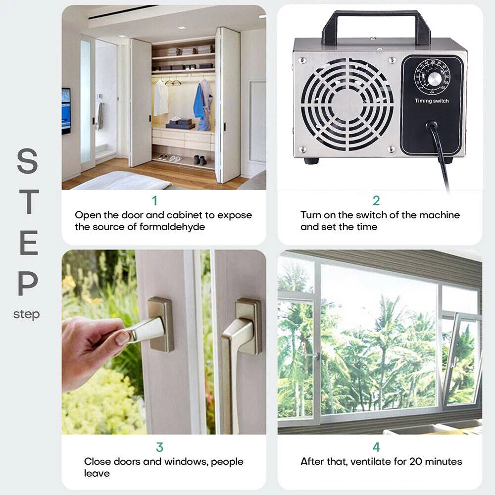 48/60g Ozone Output Air Purifier M344
