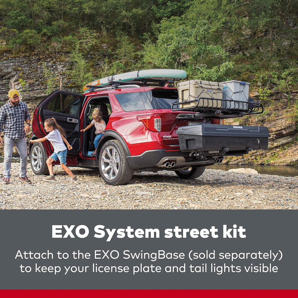 License Plate and Tail Lights Accessory for EXO Hitch Rack System L710203