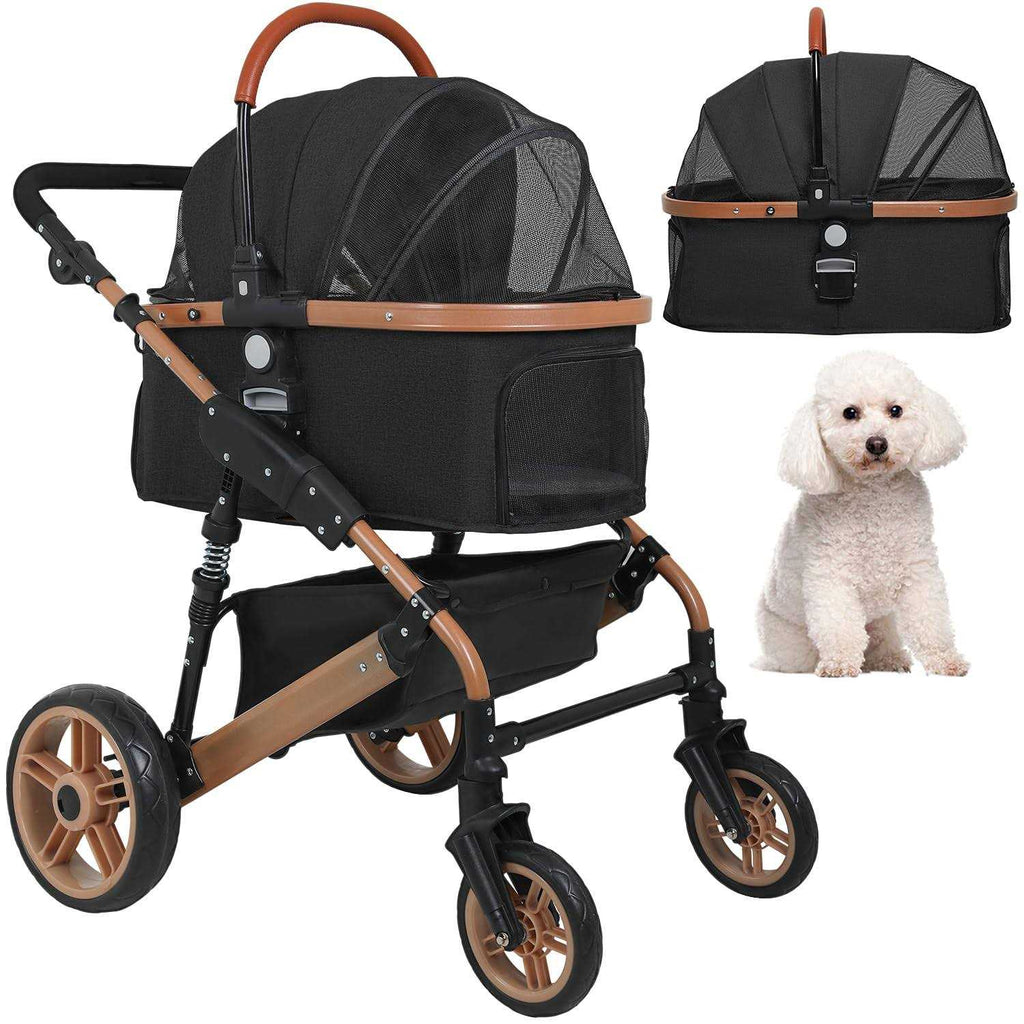 4 Wheels Folding Lightweight Pet Stroller D5328