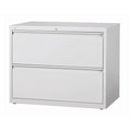 2 Drawer Lateral File Cabinet in Gray H98198