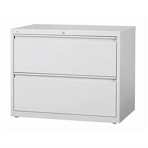 2 Drawer Lateral File Cabinet in Gray H98198