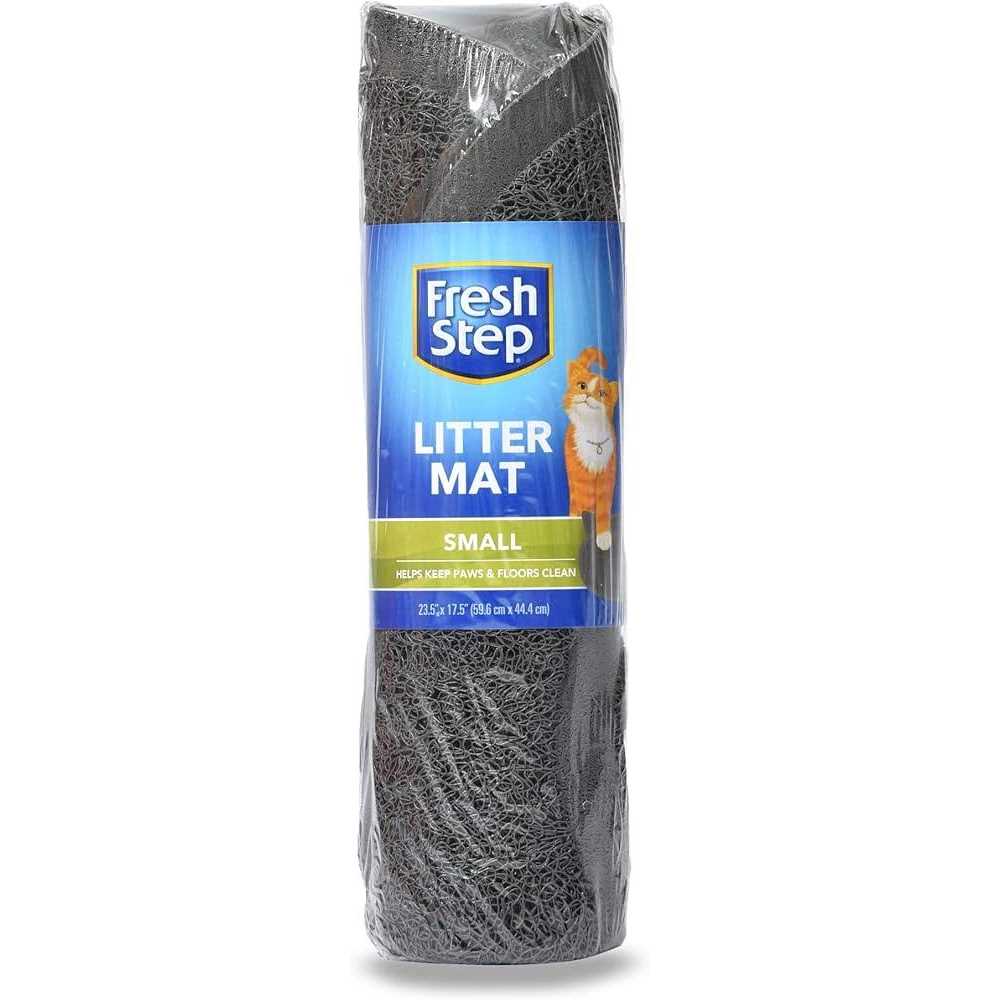 Grey Cat Shaped Litter Mat O51832