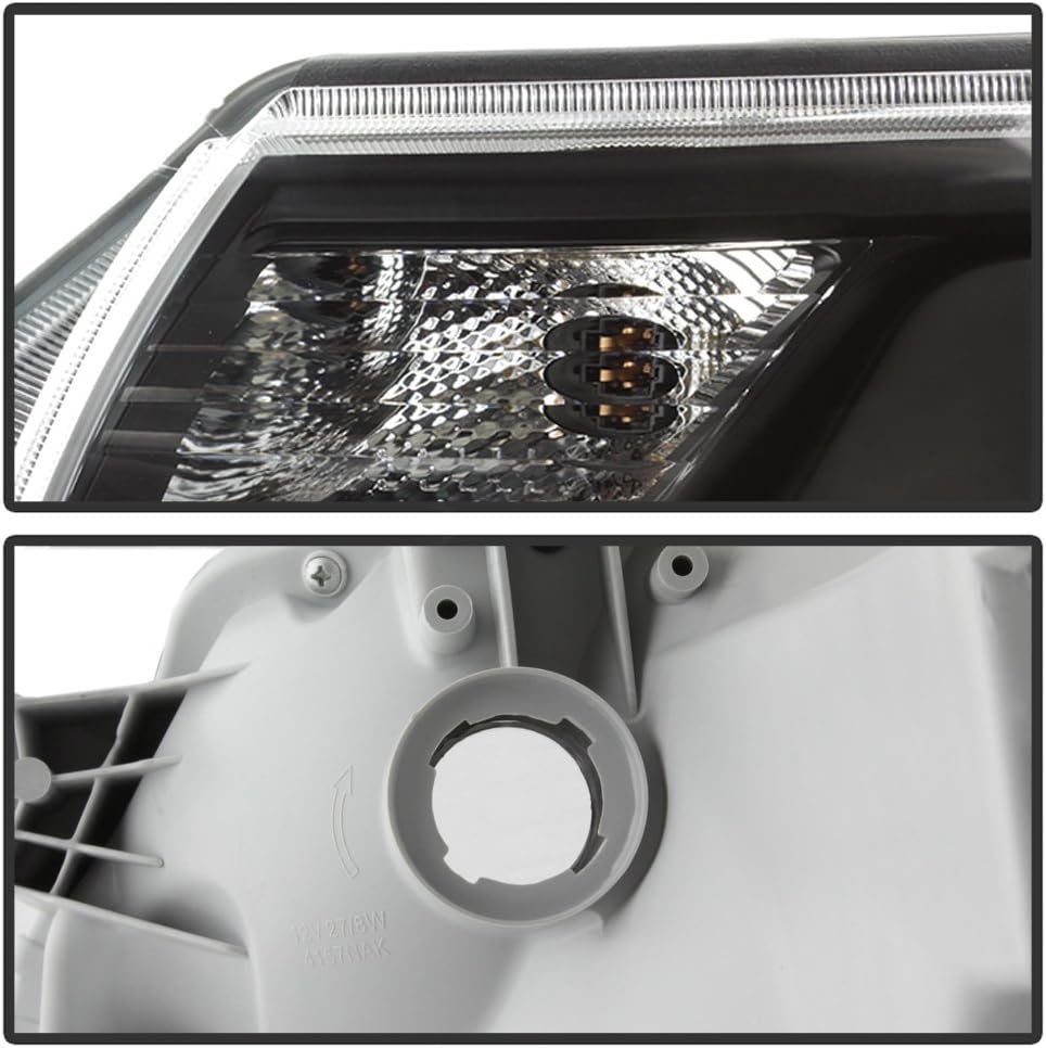 For 2012-2015 Toyota Tacoma Black LED Projector Headlights Left+Right L913669