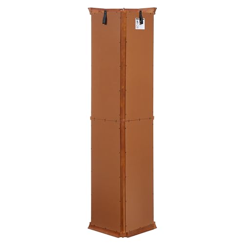 Lighted Corner Curio Display Cabinet with Adjustable Shelves & Mirrored Back N955473