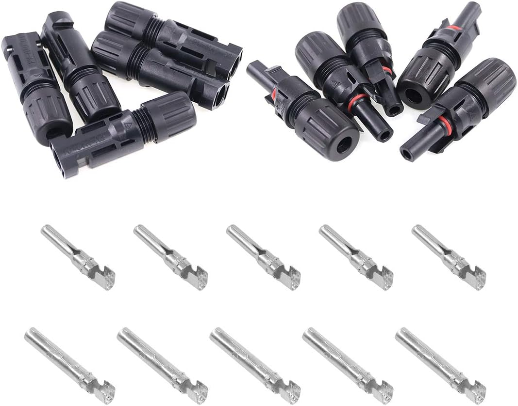 10AWG Solar Panel Extension Cable and Connectors Set E3641
