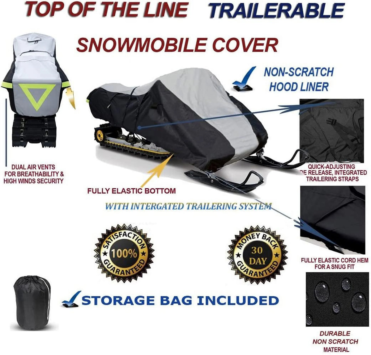 Snowmobile Travel and Storage Cover X5063