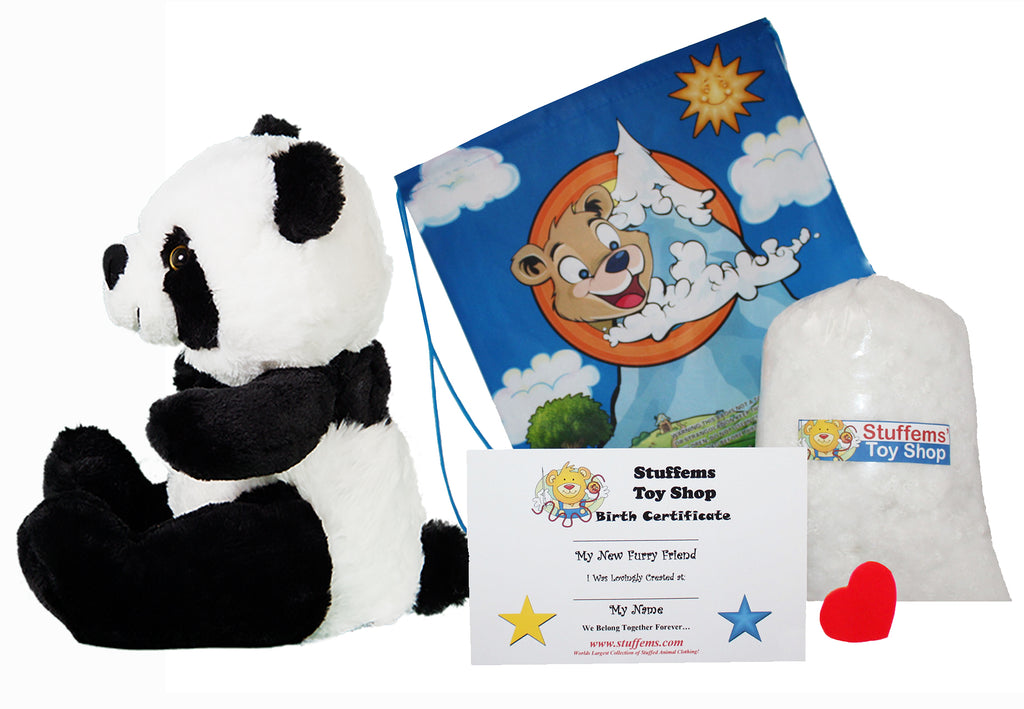 Stuffed Animal 16" Panda Kit with Backpack T901