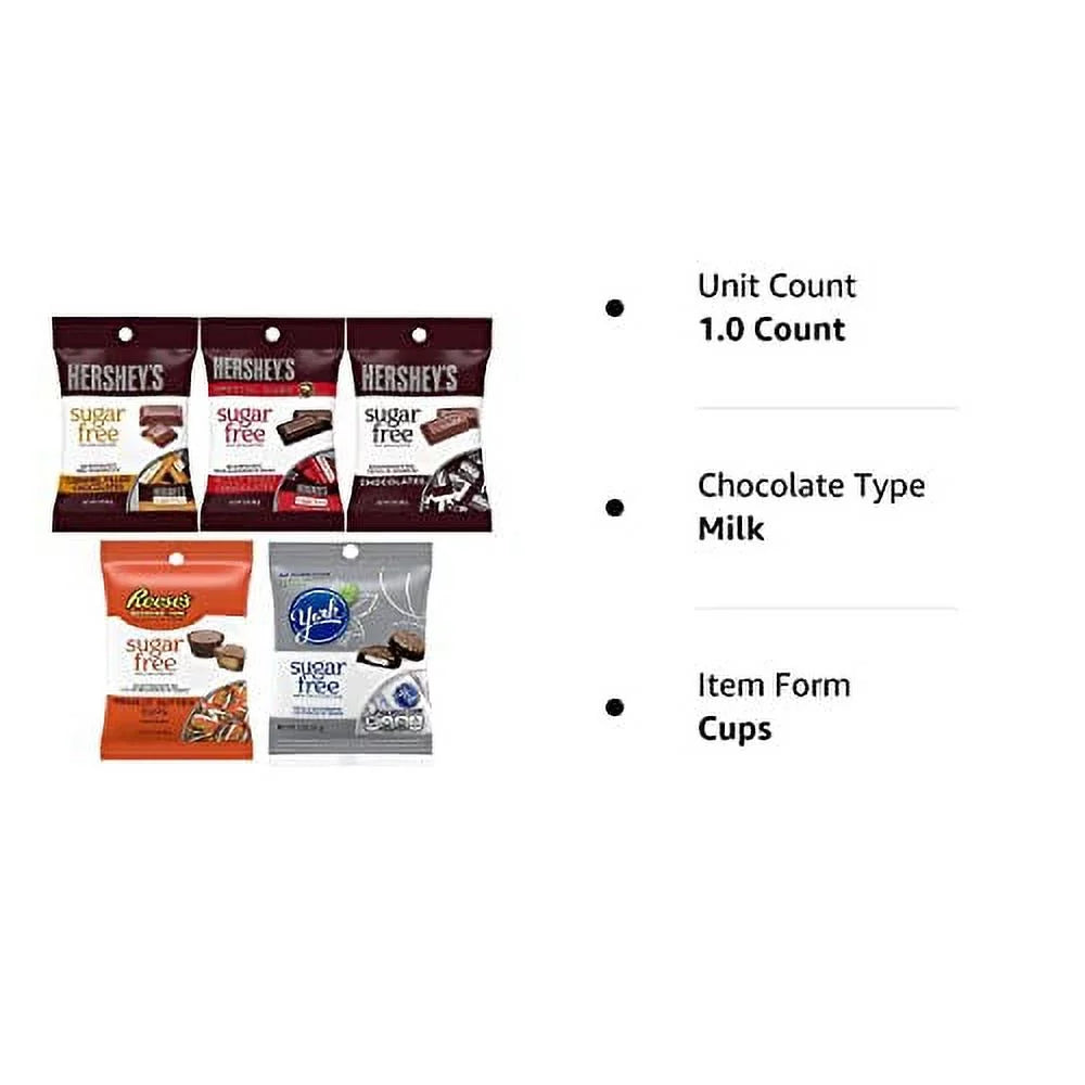 Sugar Free Chocolate Variety 5 Pack E3639