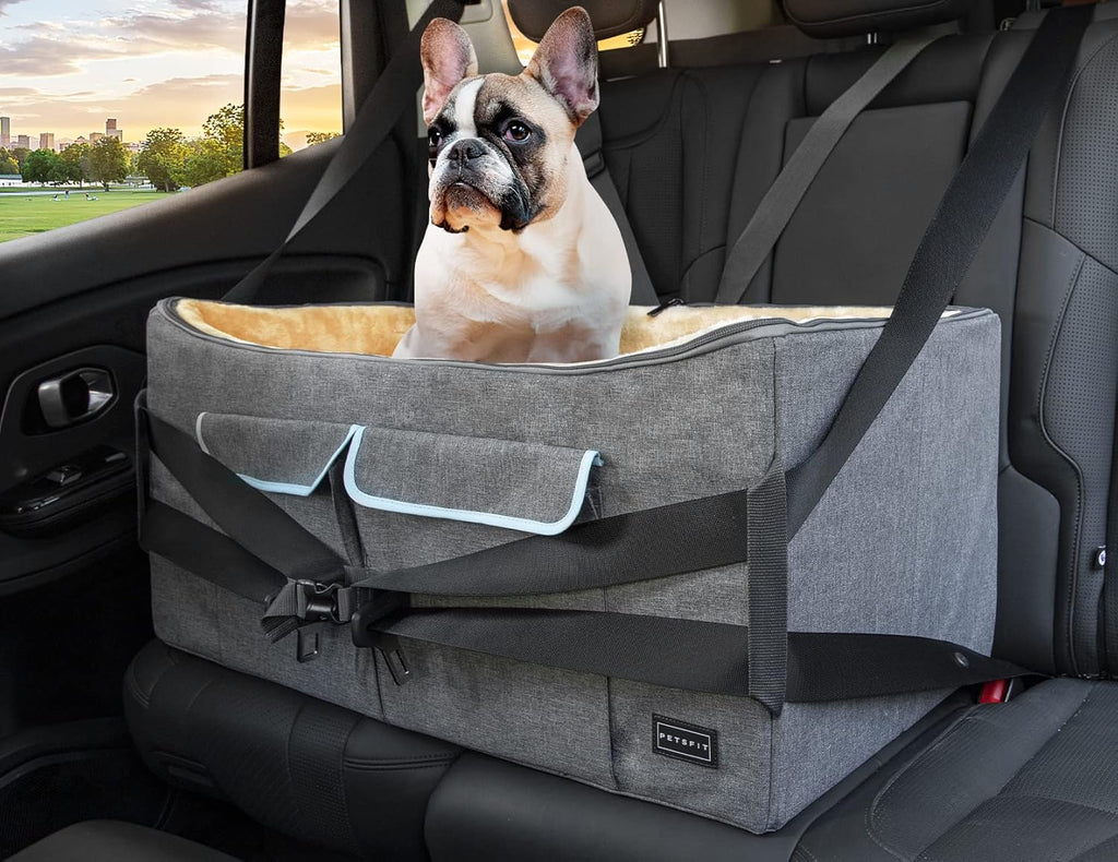Large Dog Car Booster Seat with Safety Belt J184310