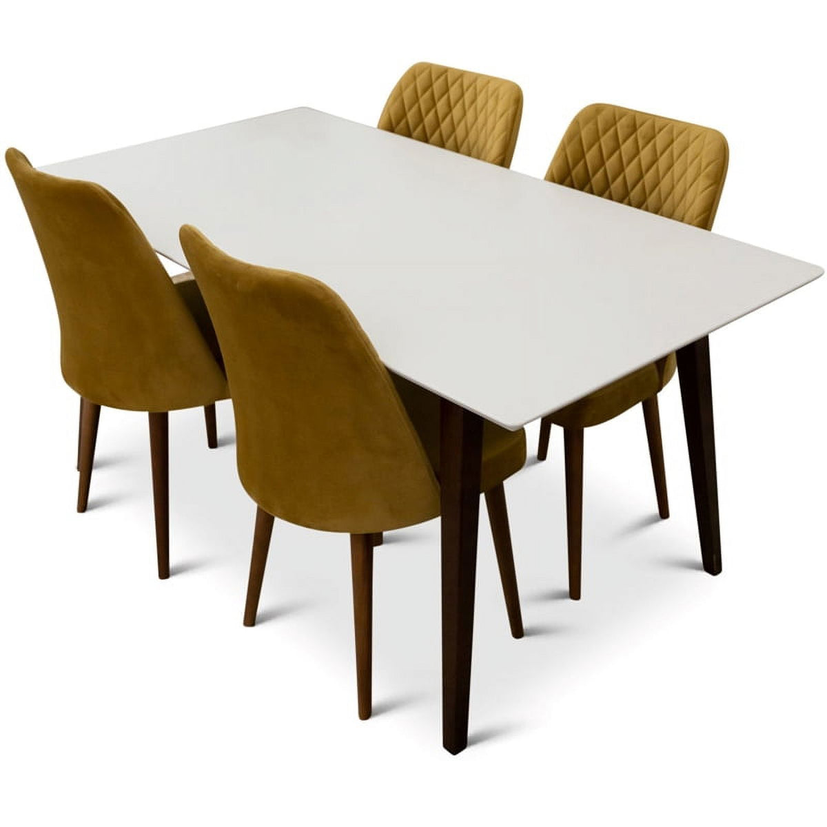 Mid Century Modern Dining Table Set for 4 P22049
