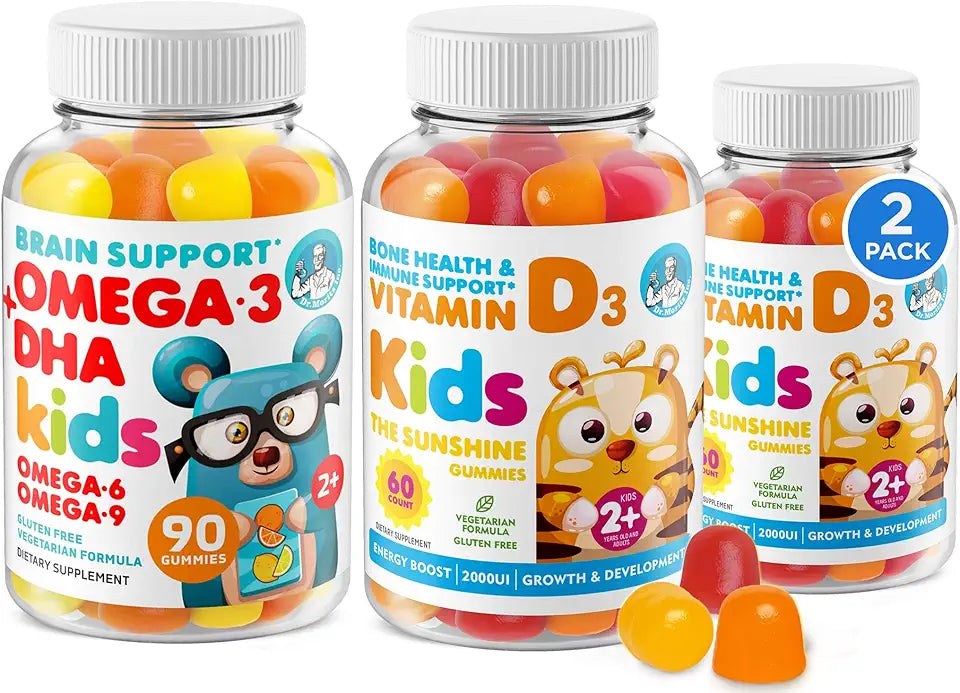 Omega 3 DHA Gummies and Vitamin D Gummies Q28315