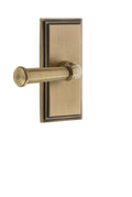 Carre Plate Dummy with Georgetown Lever in Vintage Brass K4340