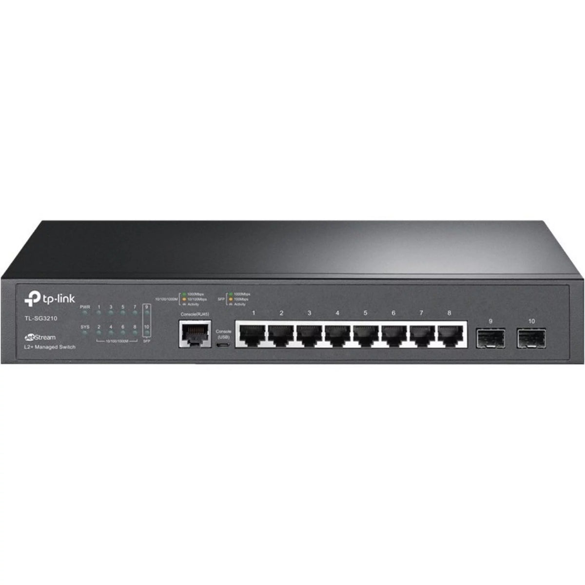 8-Port Gigabit L2+ Managed Switch with 2 SFP Slots O2156