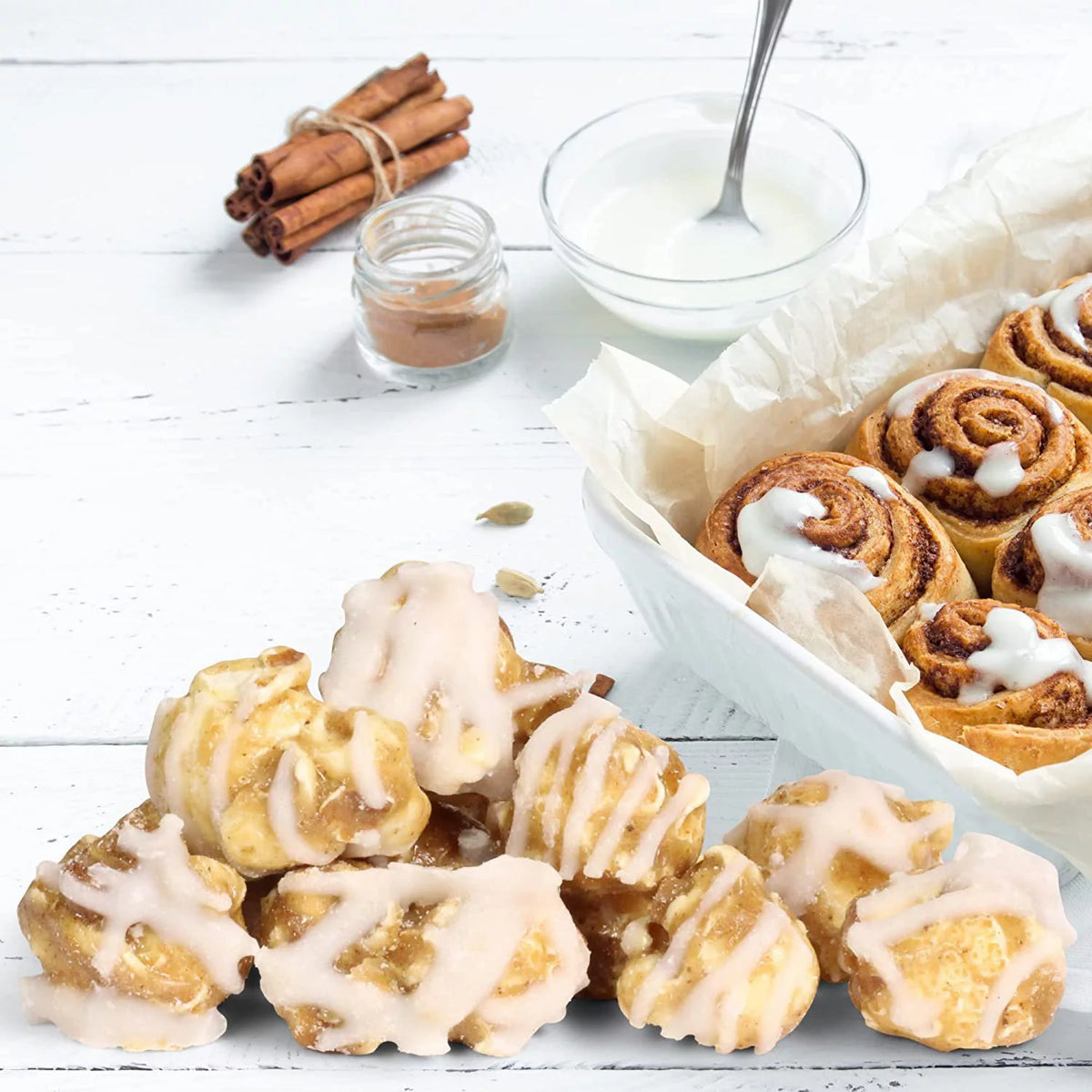 Cinnamon Swirl Caramel Popcorn 1 lb Gluten Free Vegan Kosher D461603