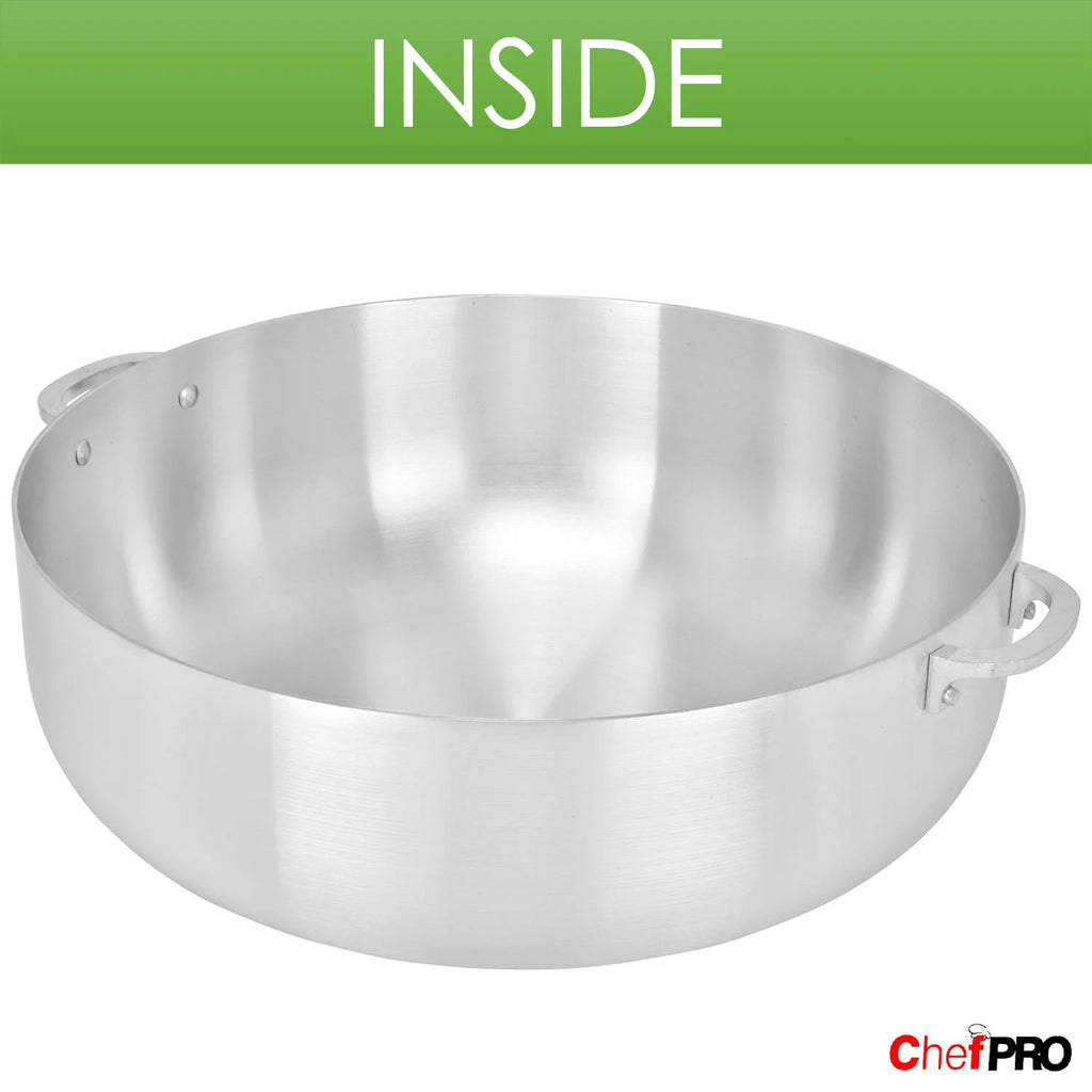 Commercial Grade Aluminum Stock Pot 28.4 Quarts U508