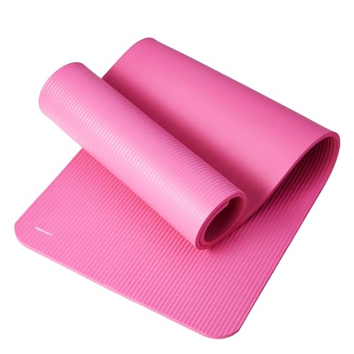 1/2 Inch Extra Thick Exercise Yoga Mat with Carrying Strap N96961