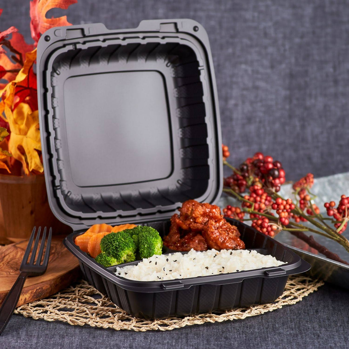 3 Compartment Food Containers Q315123