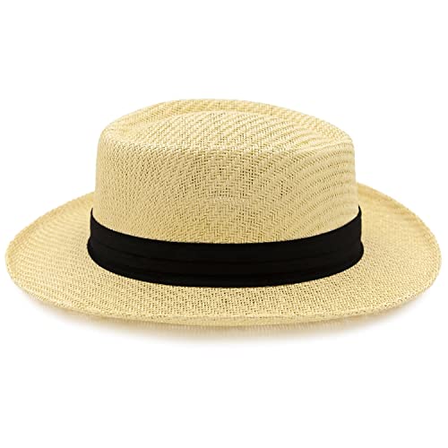 Straw Hat with 3" Brim Y15484