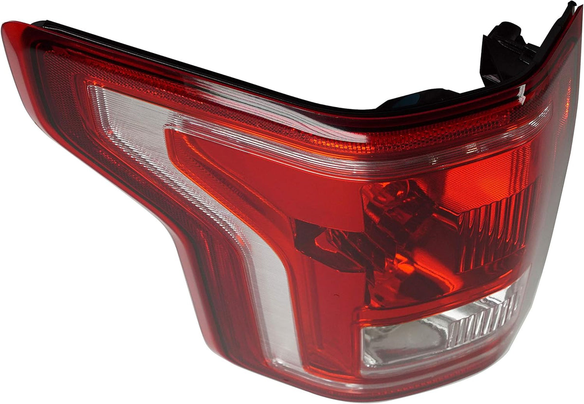 Tail Light Assembly Clear Red Lens Driver Side O643