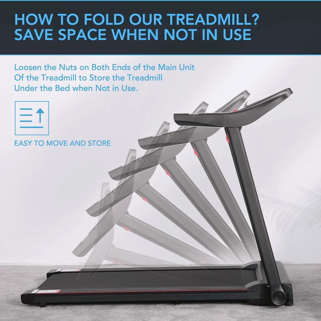 Folding Bluetooth Treadmill Y990674