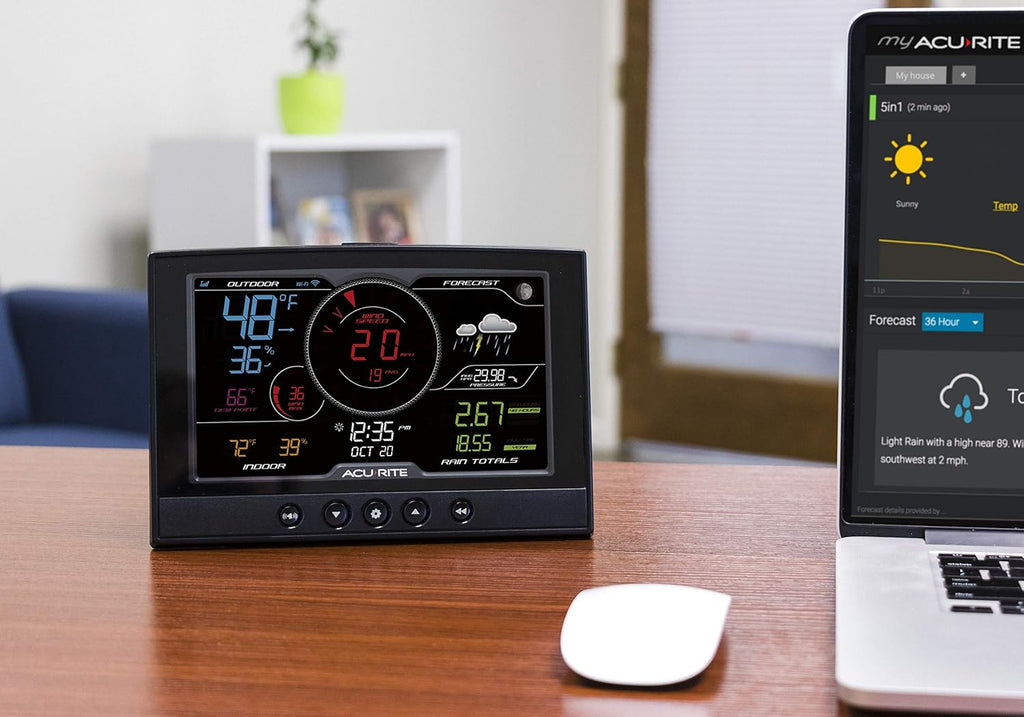5-in-1 Home Weather Station with Wireless Display J9215