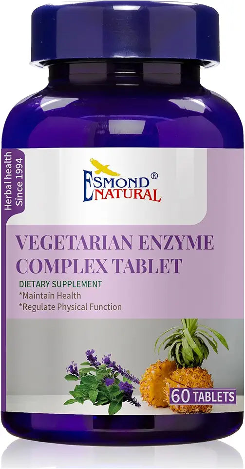 Vegetarian Enzyme Complex 835.5mg 60 Tablets S79464