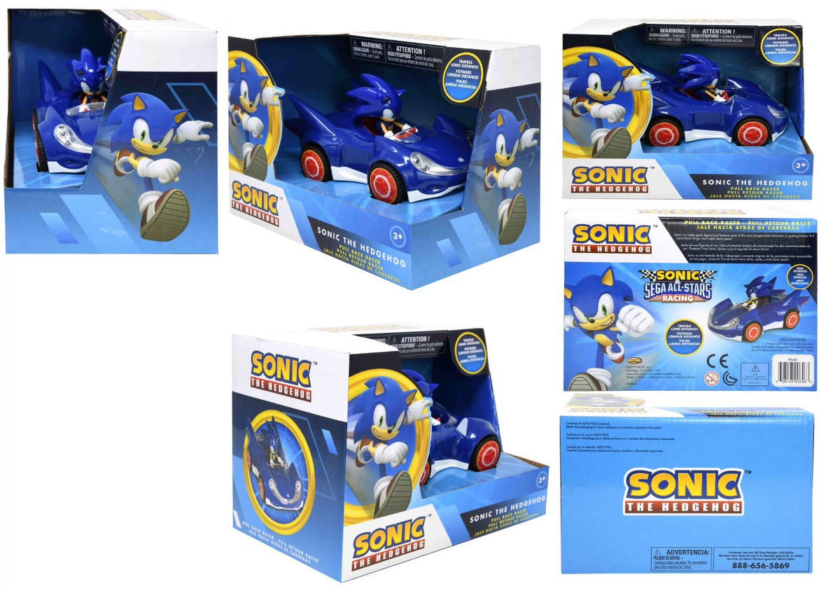 Sonic the Hedgehog Pull Back Action Racer C735