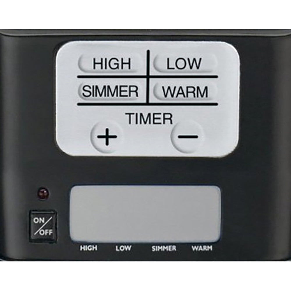 3.5 Quart Programmable Slow Cooker Brushed Stainless Steel C617294