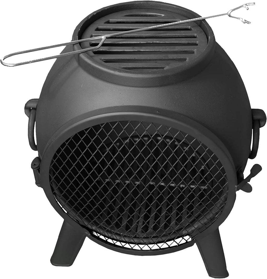 Outdoor Wood Burning Chiminea Fireplace E912745