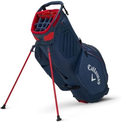 Navy Red Large Stand Bag H428