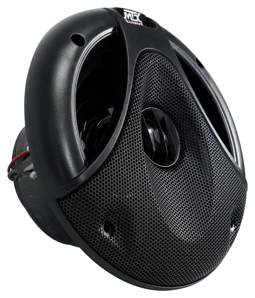 6.5" 150 Watt Black Marine Boat Wakeboard Tower Speakers D59158