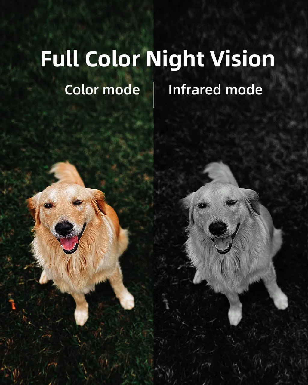 Wireless Outdoor Security Camera 1080p Battery Powered Color Night Vision O91667