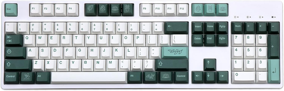 Botanical Cherry Profile PBT Dye-Sublimated Keycaps F297
