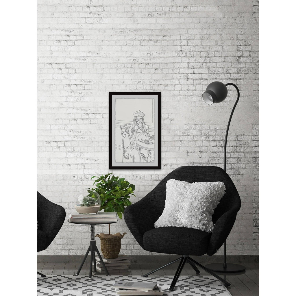 45x22 x 30x22 in Framed Giclee Black Z601221