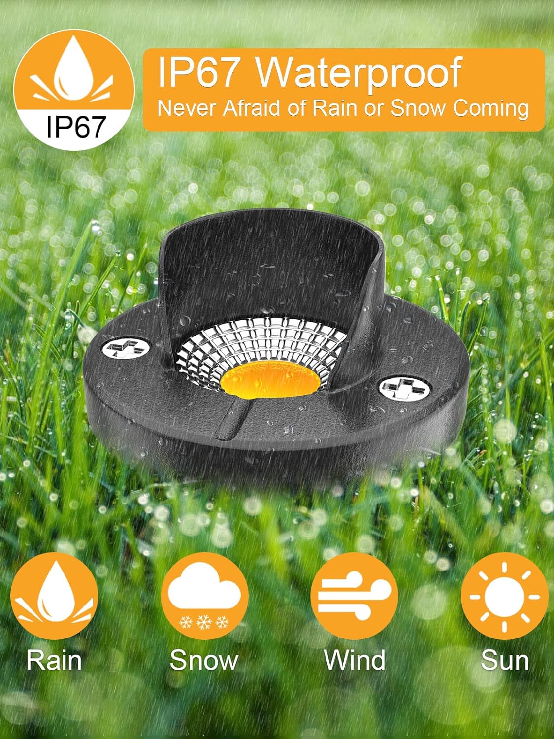 10W Low Voltage Warm White LED Landscape Lights (10PACK) C948989