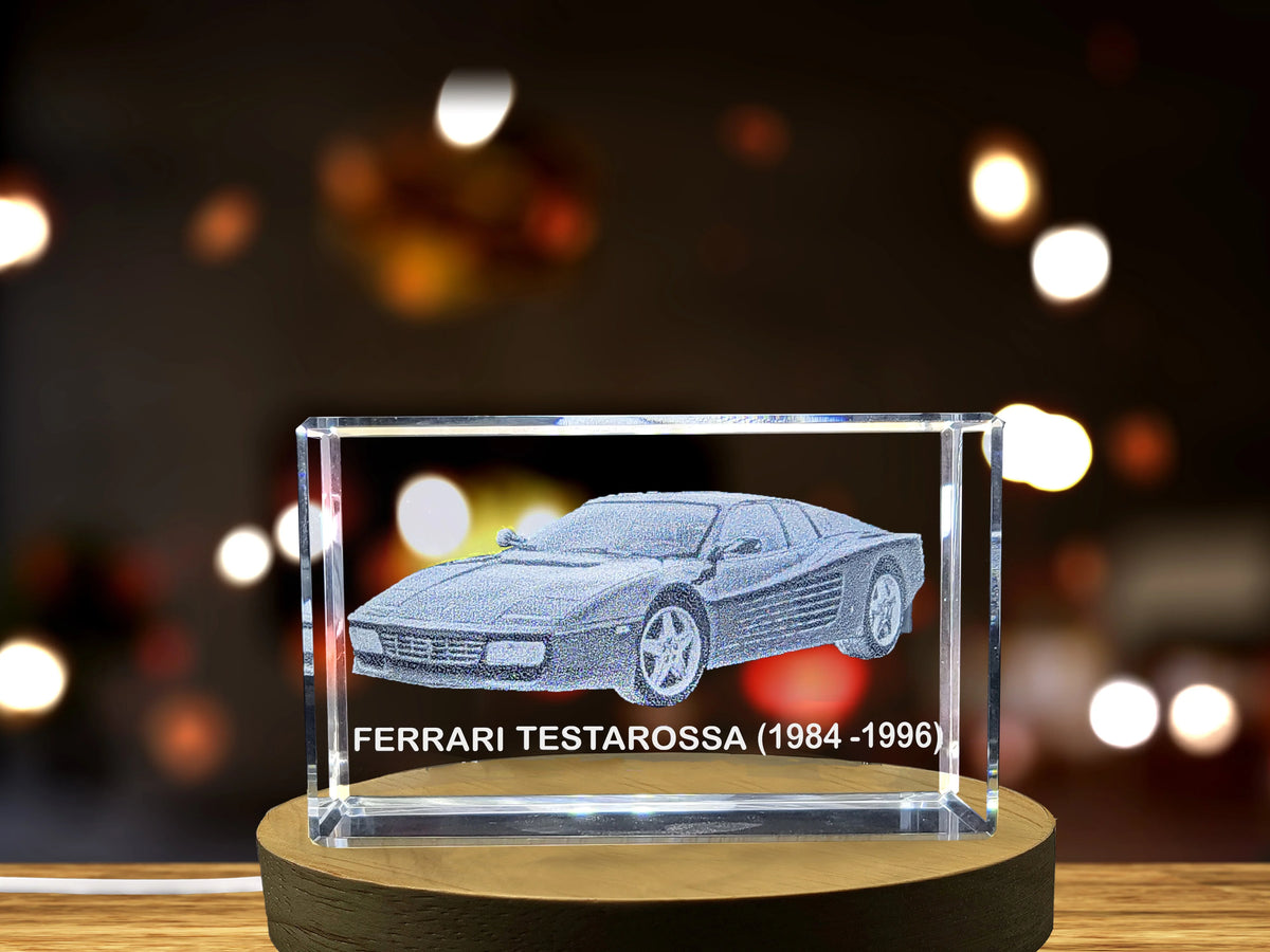 3D Engraved Crystal Tribute G314