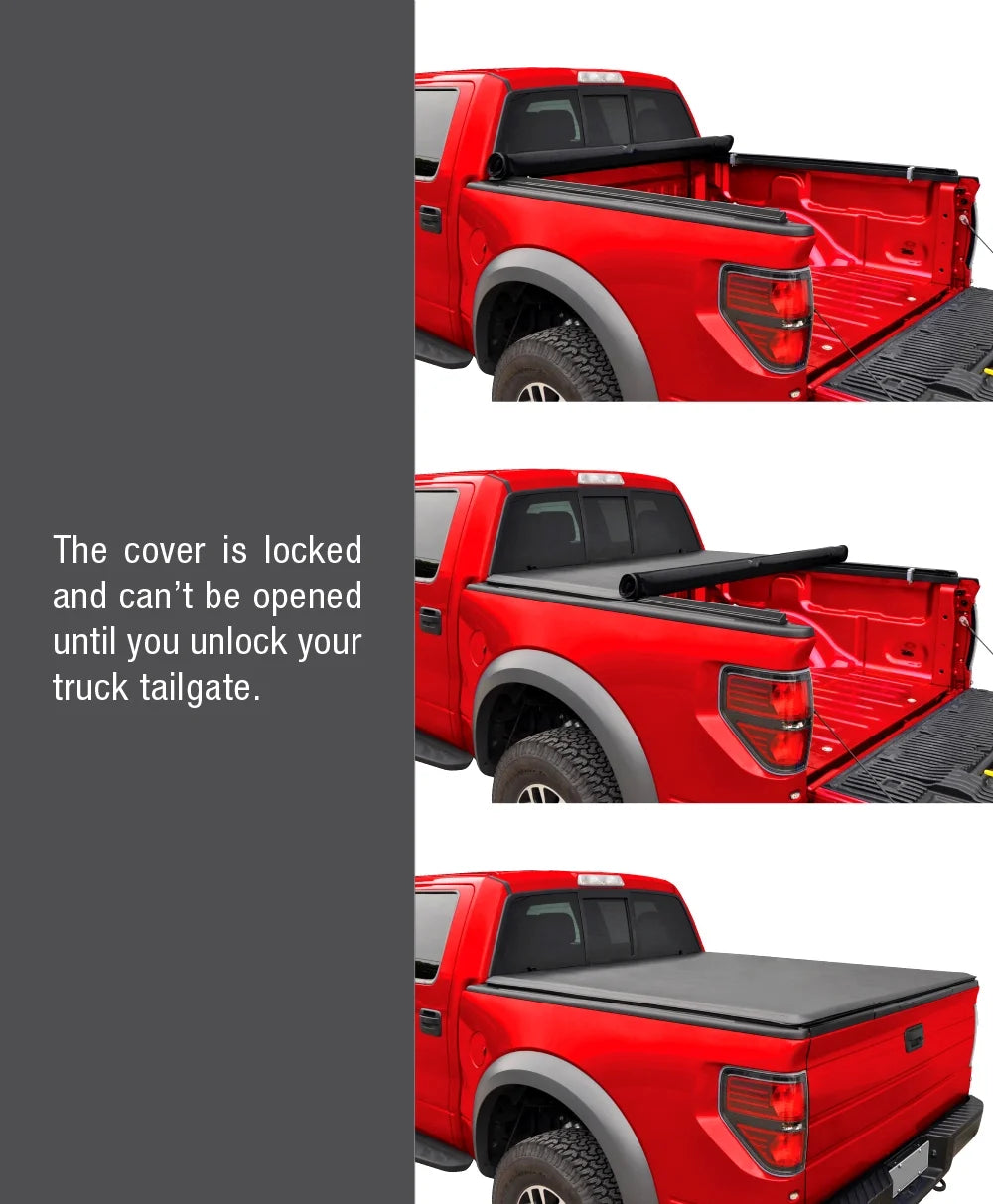 Soft Roll-up Truck Bed Tonneau Cover F17815