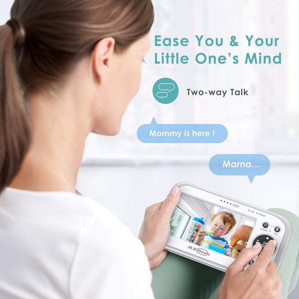 4.3 Split Screen Video Baby Monitor with 2 Cameras and Audio D2177