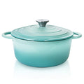 Enamel Coated Cast Iron Dutch Oven with Self Basting Lid W9150