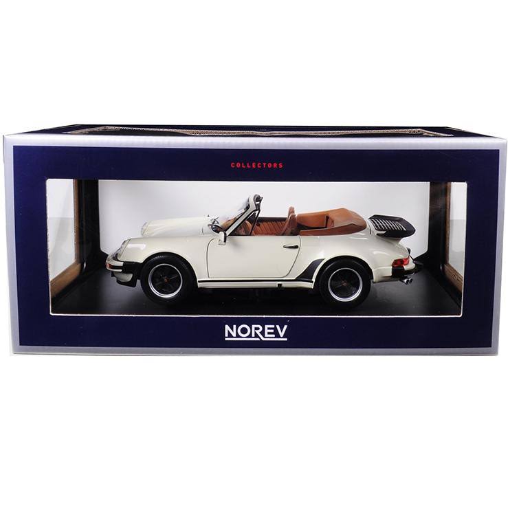 1987 Porsche 911 Turbo Cabriolet Ivory Diecast Model N668949