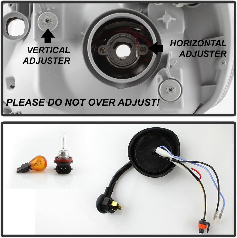 For 2012-2015 Toyota Tacoma Black LED Projector Headlights Left+Right L913669