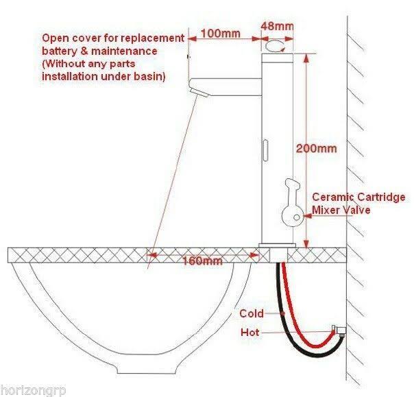 Thermostatic Sensor Faucet F1203