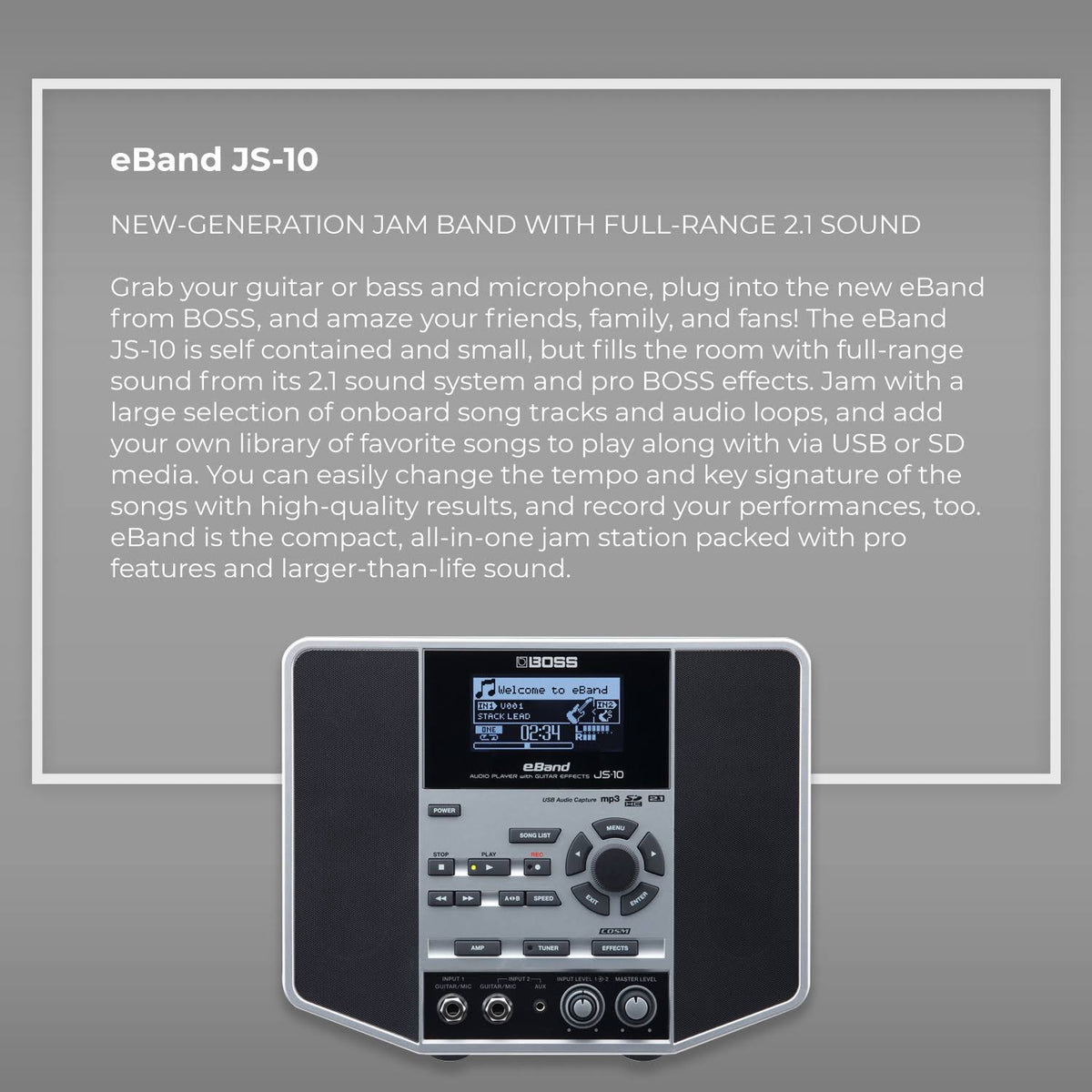 Audio Player with Guitar Effects L45433
