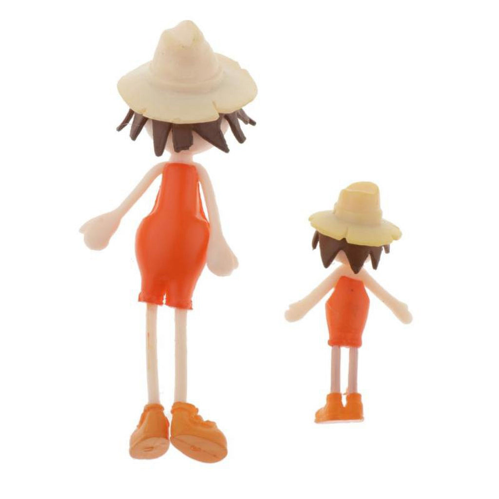 2Pcs Dollhouse Dolls Pretend Play Figures S5335