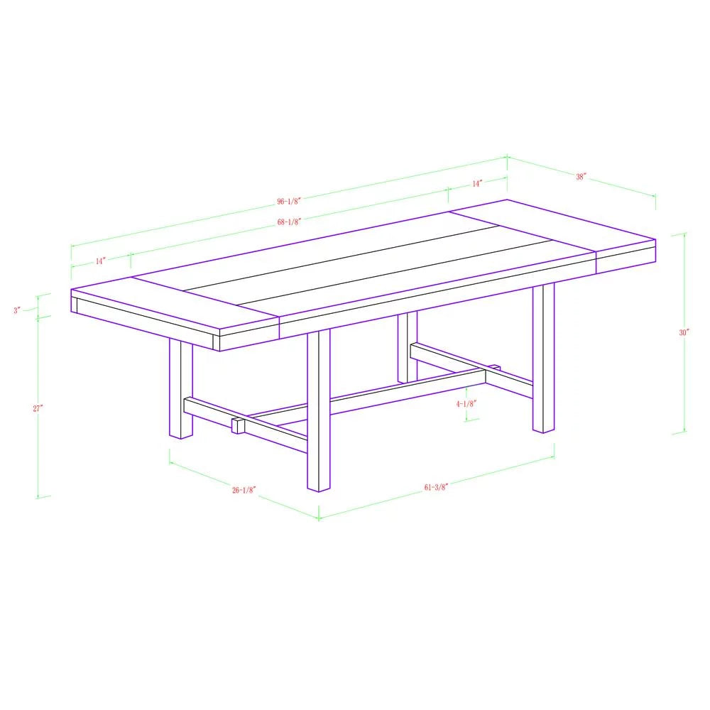 Oak Extendable Dining Table Z81918