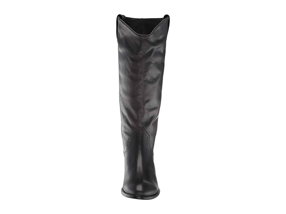 Black Wide Calf Pull On Boots H984